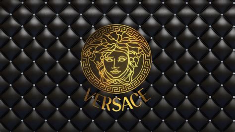 black backgroung with gold versace|Versace black wallpaper.